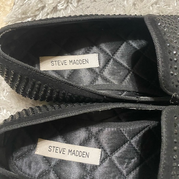 Steve Madden Men’s Caviar Crystal Embellished Slip-on Loafers - Picture 2 of 2